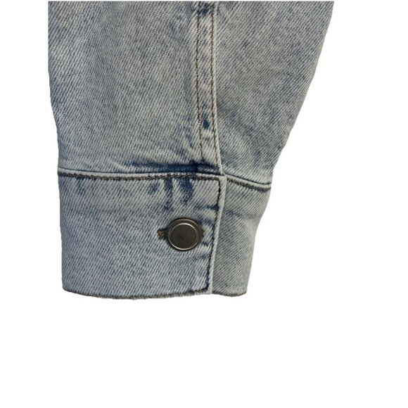 Good American x Dolly Parton Denim Long Sleeve Dress Womens Sz M Coquette NWT - Picture 10 of 10